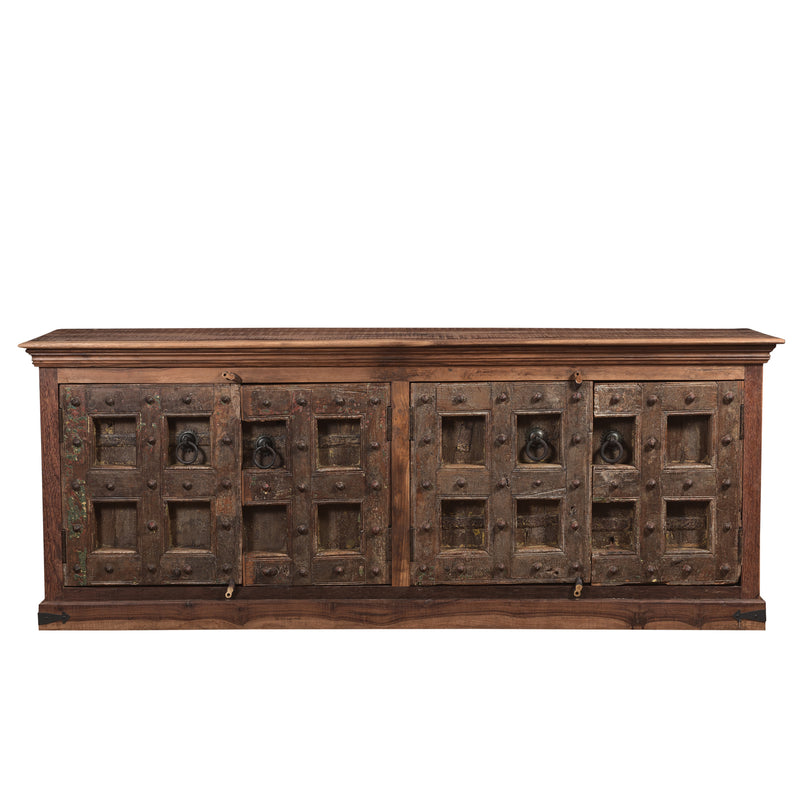 Old Reclaimed Door Sideboard Dresser