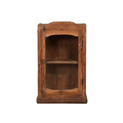 Alcove Wall Glass Cabinet