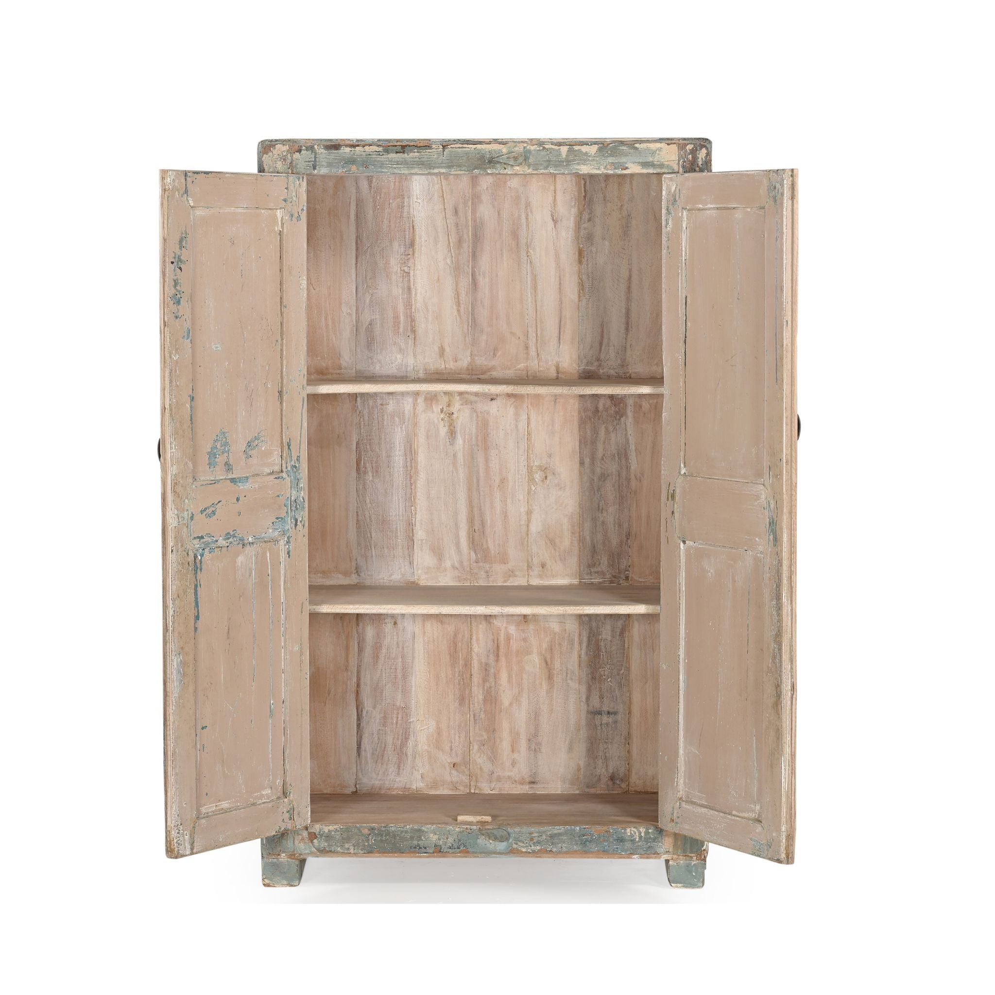 Keem 2 Doors Cabinet front view with open doors