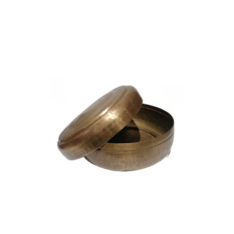 Round Brass Box