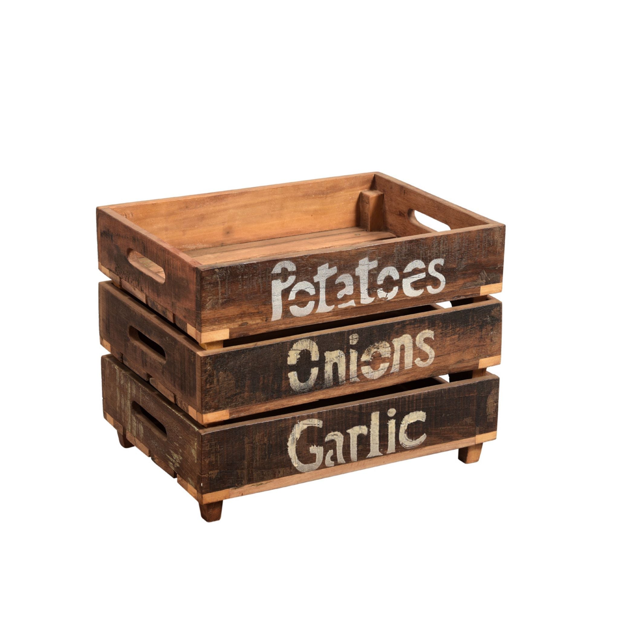 Vegetable Crate Side view