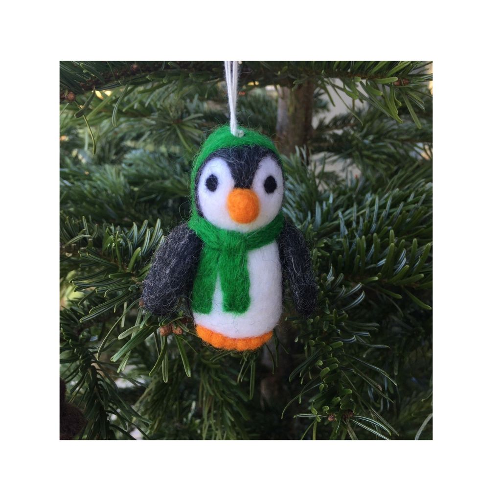 Penguin Felt Xmas Decoration