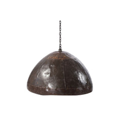 metal ceiling lamp shade bronze in white background