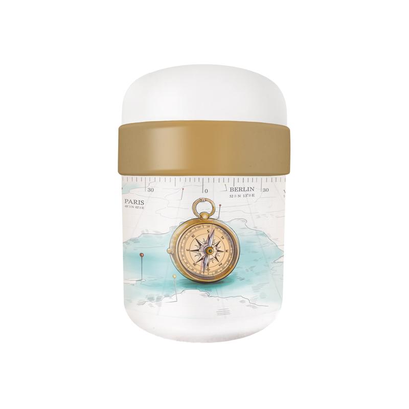 PLA Lunchpot With Compass and map Images on outside
