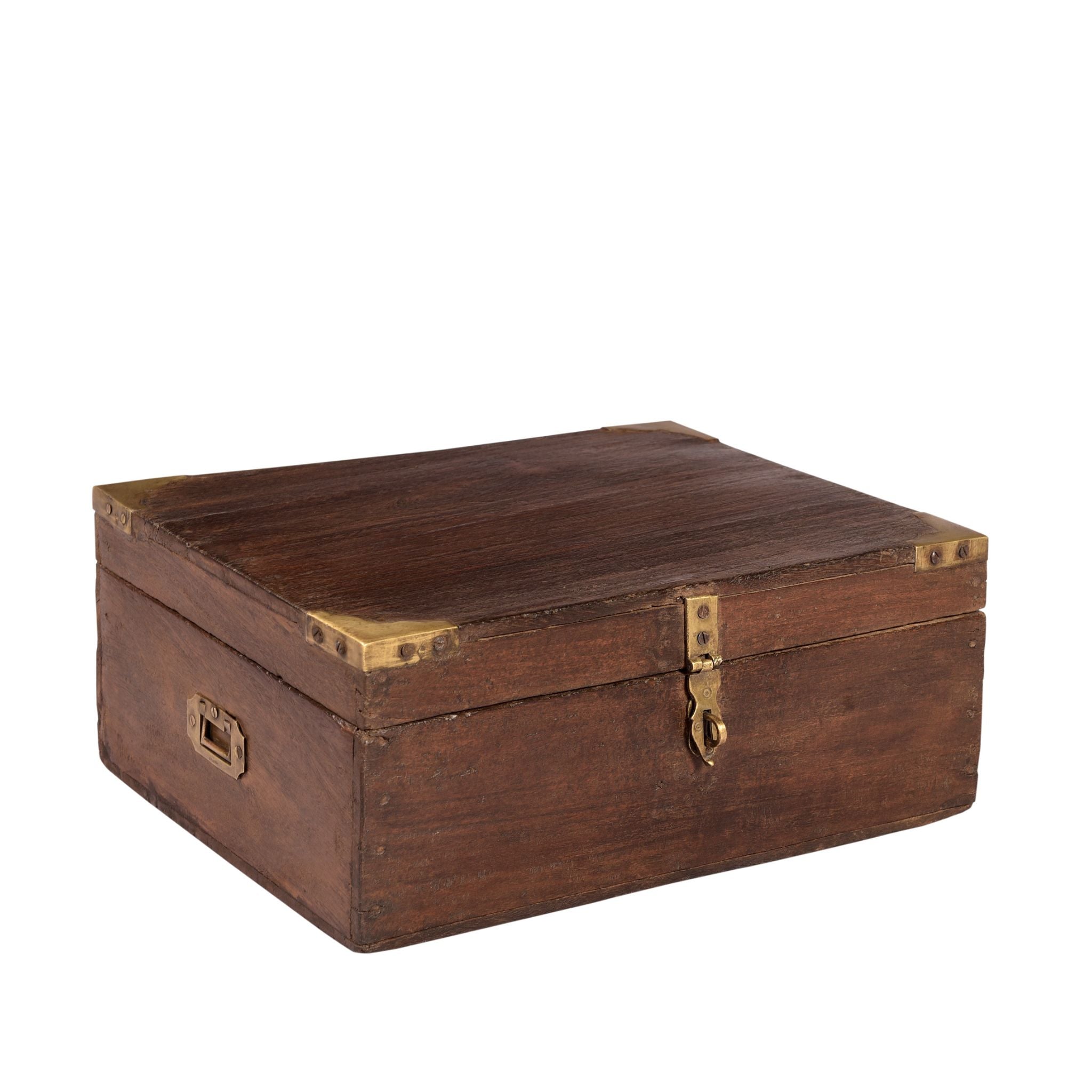 Original Small Vintage Treasure Box side view