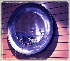 Large Round Chapatti Pan Mirror - HomeStreetHome.ie