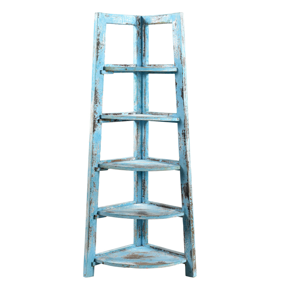 Aqua Free Standing Corner Shelves - HomeStreetHome.ie