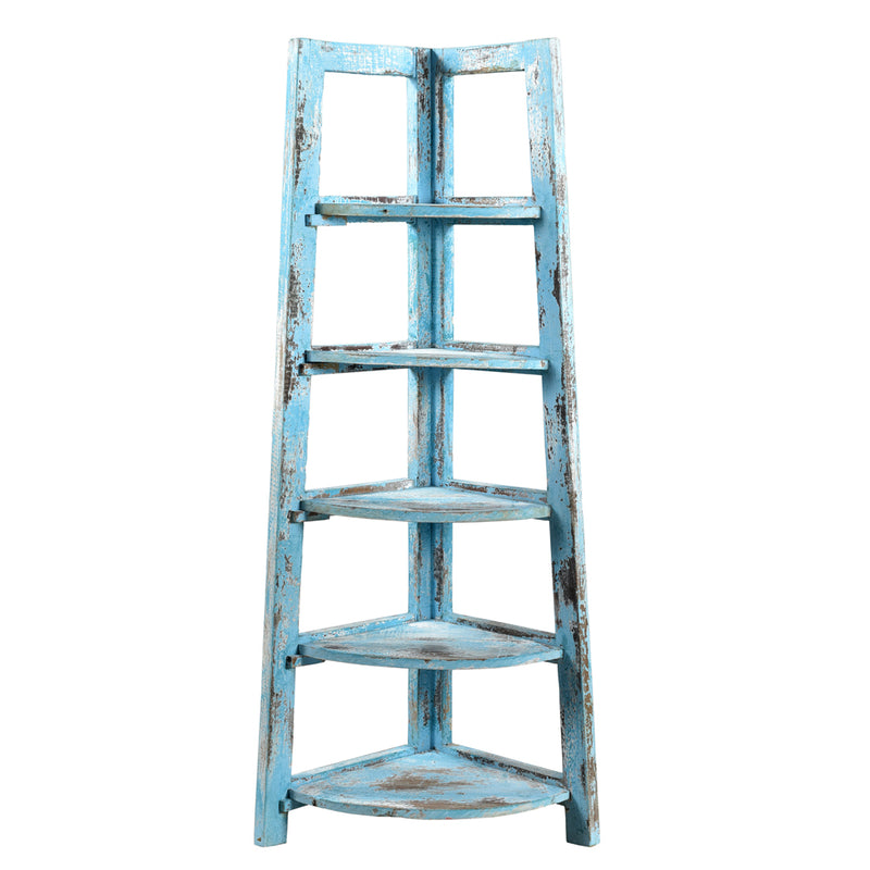 Aqua Free Standing Corner Shelves - HomeStreetHome.ie
