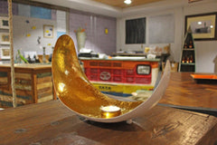 Free Standing 'Crescent Moon' Tea Light Candle Holder-OMS-UK - Under €145