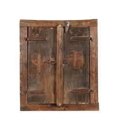 Vintage Dhaka Window Shutter Mirrors