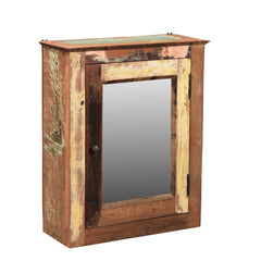 Ocean Hanging Small Cabinet Side View on White Background