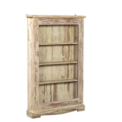 Indiana Wall Glass Cabinet Side View