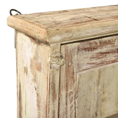 Indiana Wall Glass Cabinet Close up View