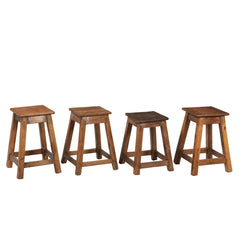 Country Small Stool Natural