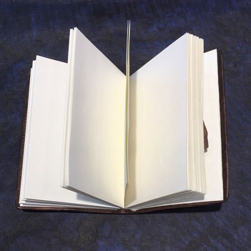 Notebook Leather Mati view of empty