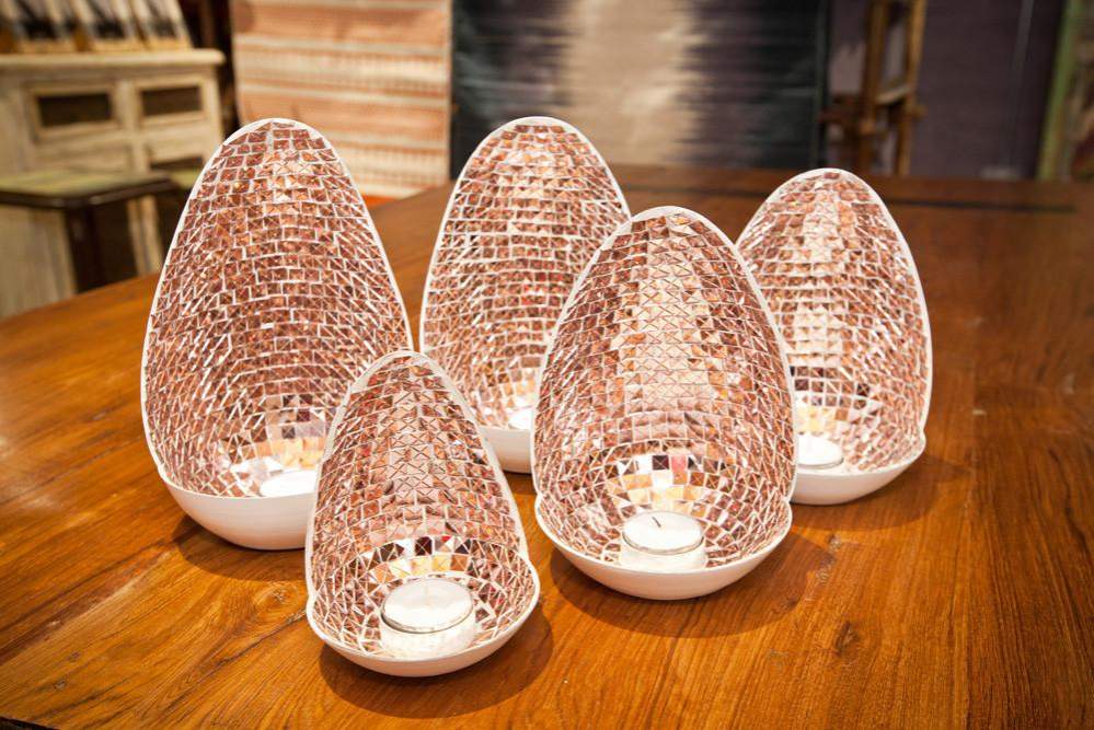 Mosaic Tealight Candle Holder-OMS-UK - Under €145