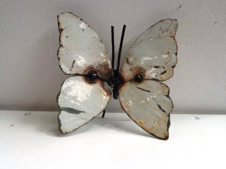 Small Recycled Metal Butterfly - HomeStreetHome.ie
