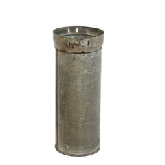 Metal Canister Straight view on white background