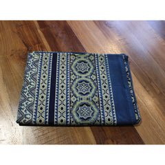 Organic Cotton Tablecloth mixed blue and green pattern tablecloth