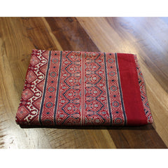 Organic Cotton Table Cloth red and white tablecloth