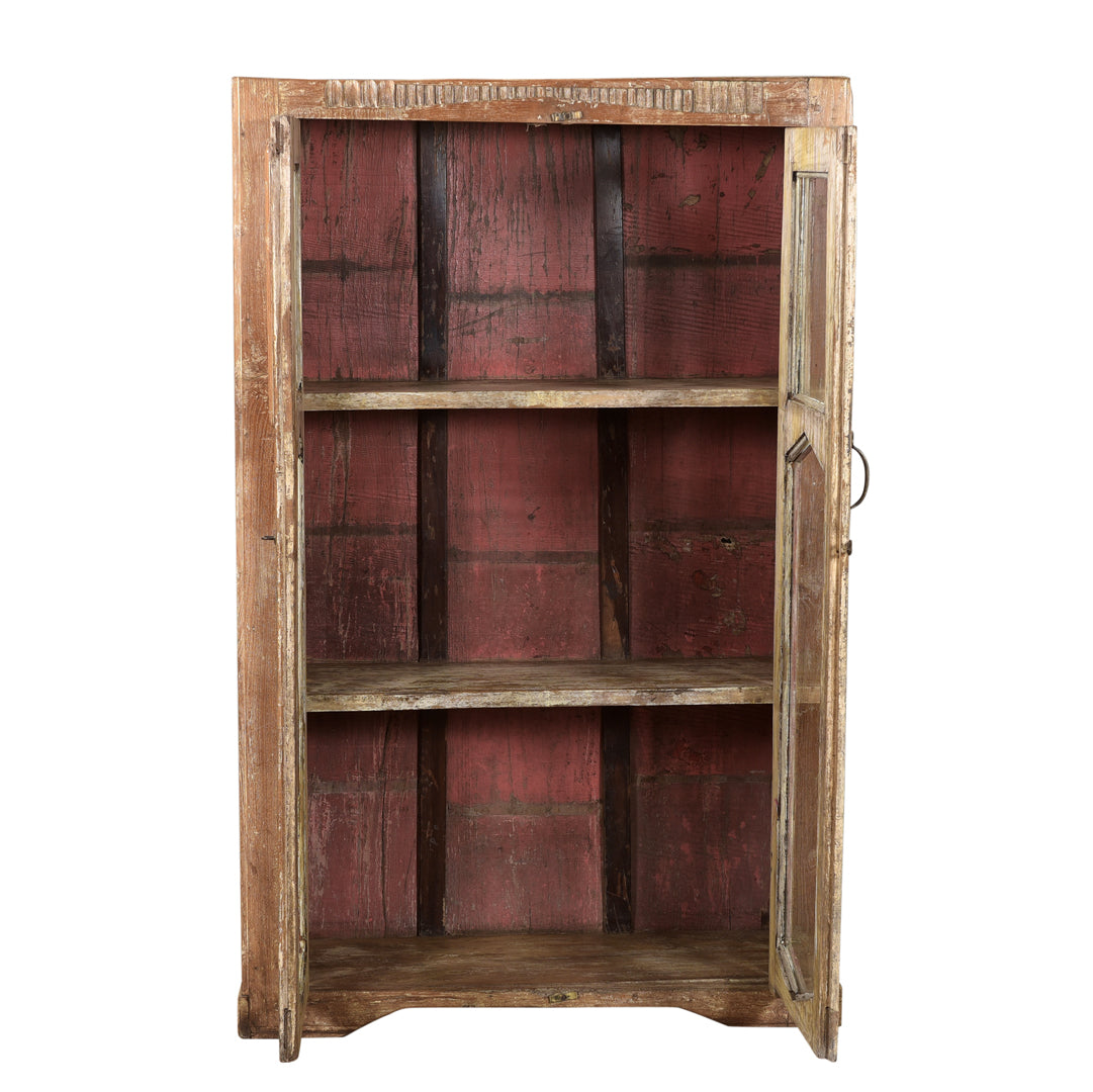 Persian Glass Cabinet Door Open