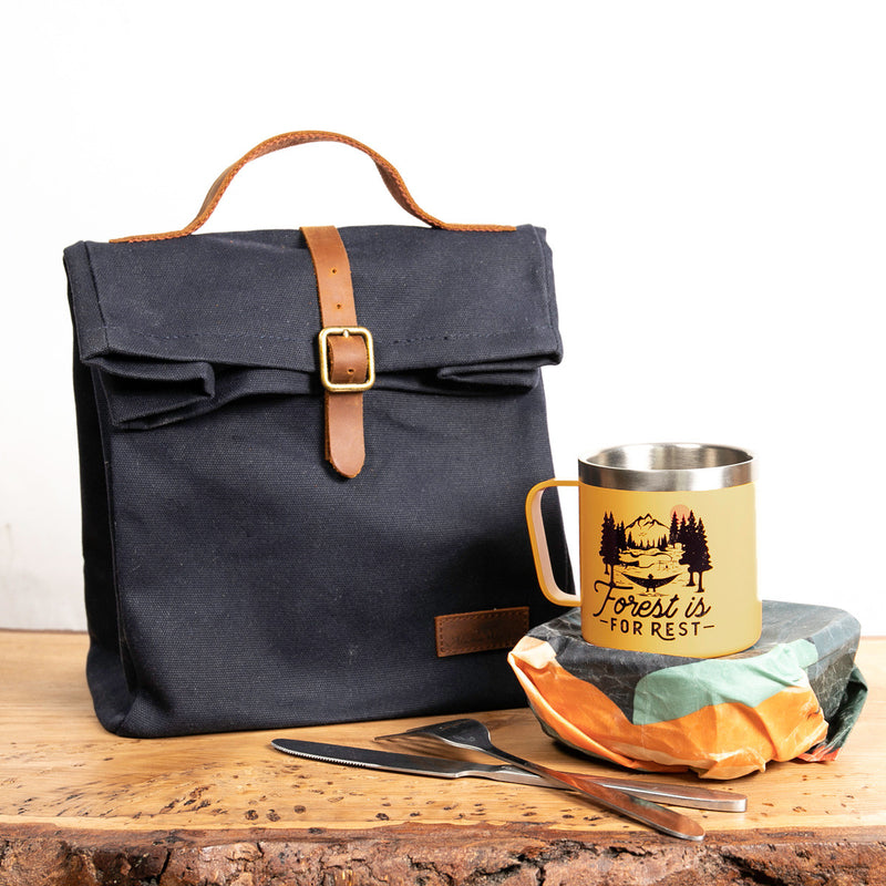 Lunch Bag Waxed Canvas Rambler