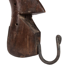 Shoelast Coat Hanger close up of hook