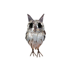 Silver Owl Large Handmade for Recycled Metal