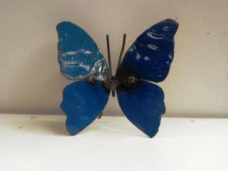 Small Recycled Metal Butterfly - HomeStreetHome.ie