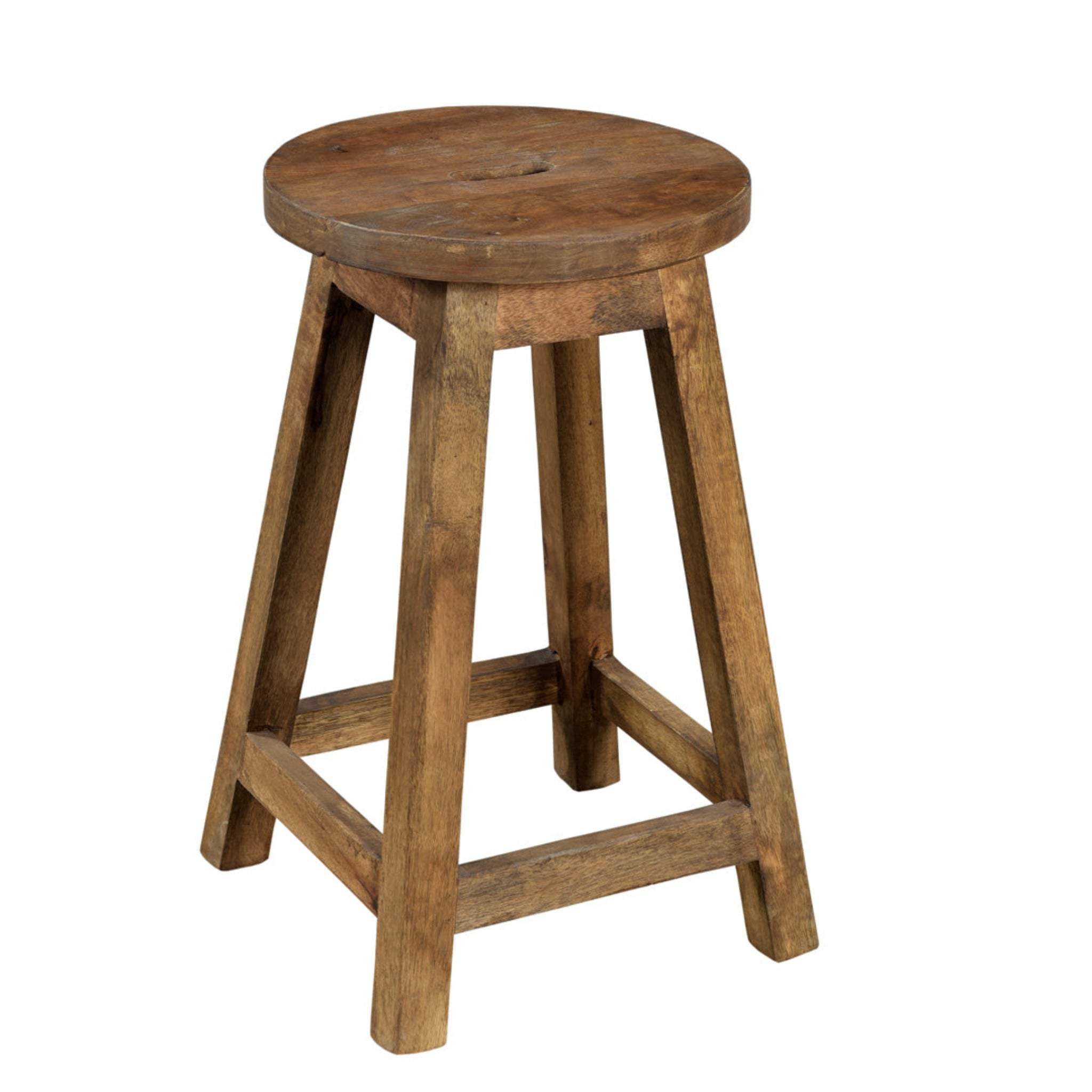 Wooden Kitchen Milk Stool-MIS-