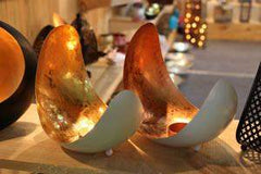 Free Standing 'Crescent Moon' Tea Light Candle Holder-OMS-UK - Under €145