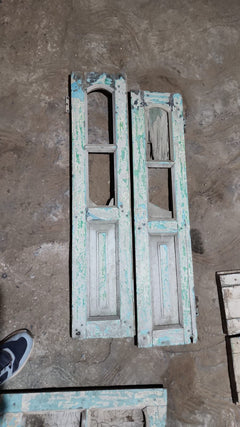 Reclaimed Door Panels for Cabinet
