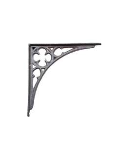 Cast iron bracket with gothic style design