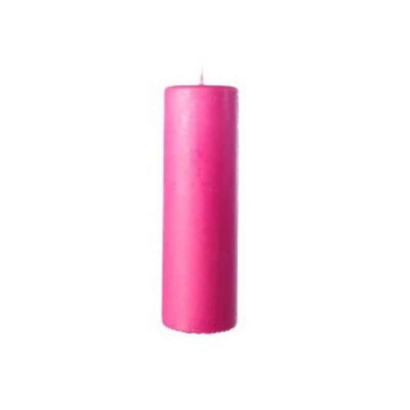 Hot Pink Candle Front View