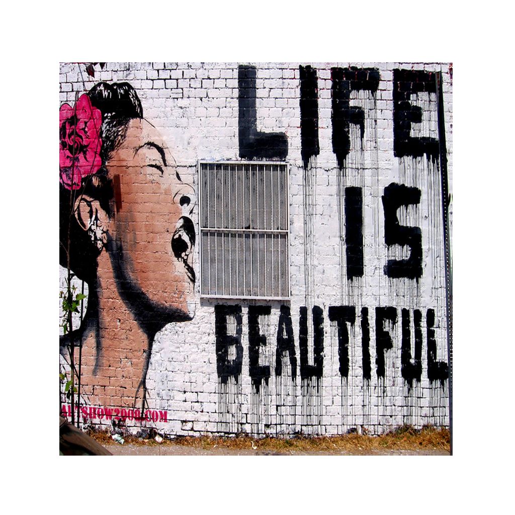 Life is Beautiful Canvas Print Small