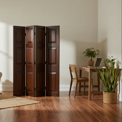 reclaimed wall panels in a home office