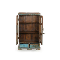 River Glass Cabinet 2 Drawers