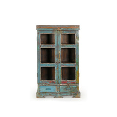 River Glass Cabinet 2 Drawers