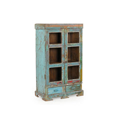 River Glass Cabinet 2 Drawers