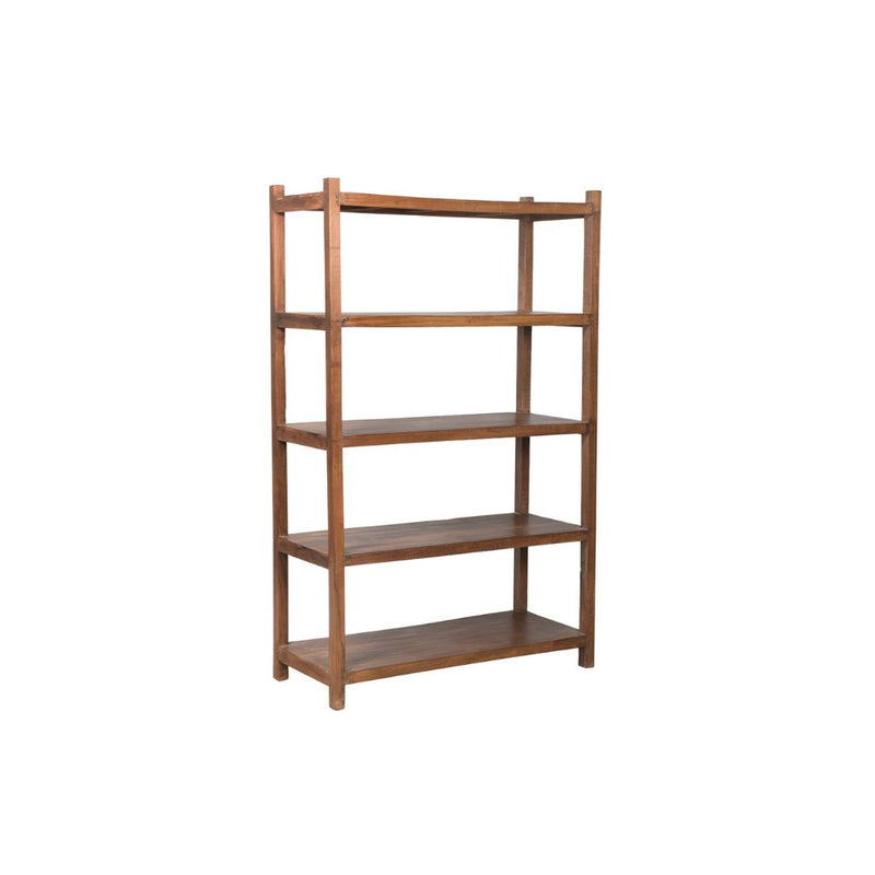 Teak 5 Shelves Unit
