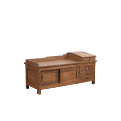 Teak Bureau Console