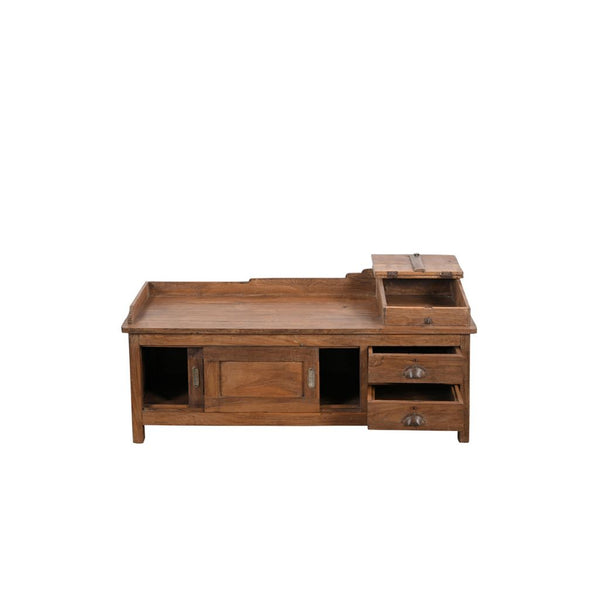 Teak Bureau Console