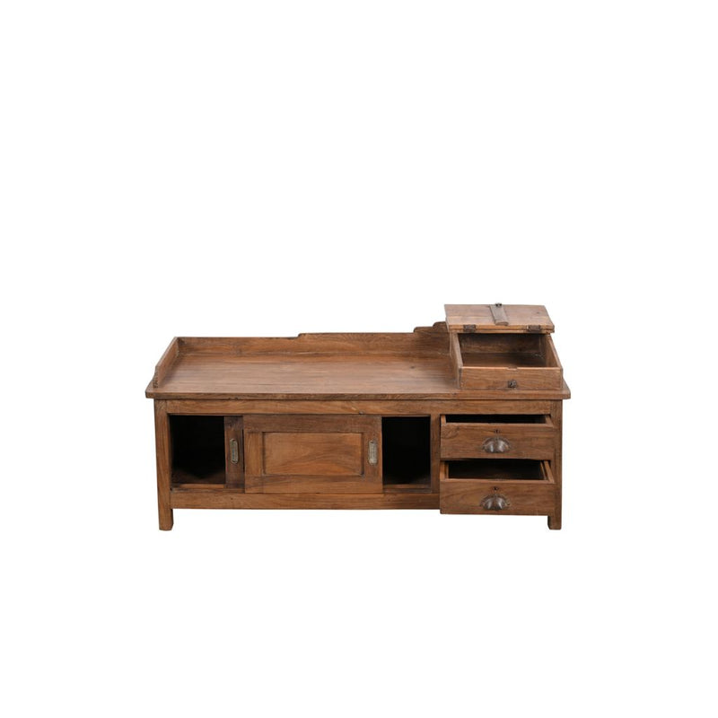 Teak Bureau Console