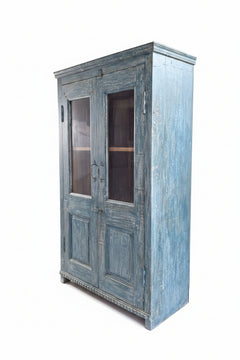 Bluesy Glass Cabinet