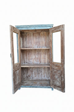 Bluesy Glass Cabinet