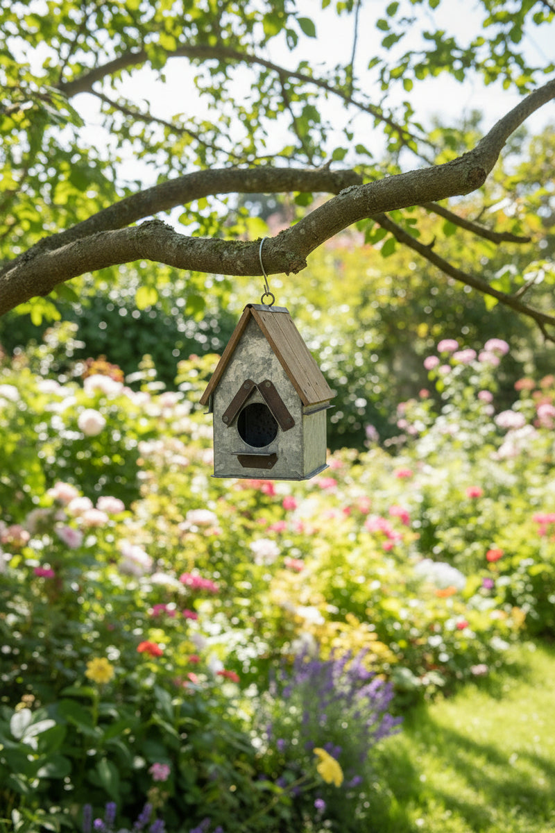 Zinc Bird House