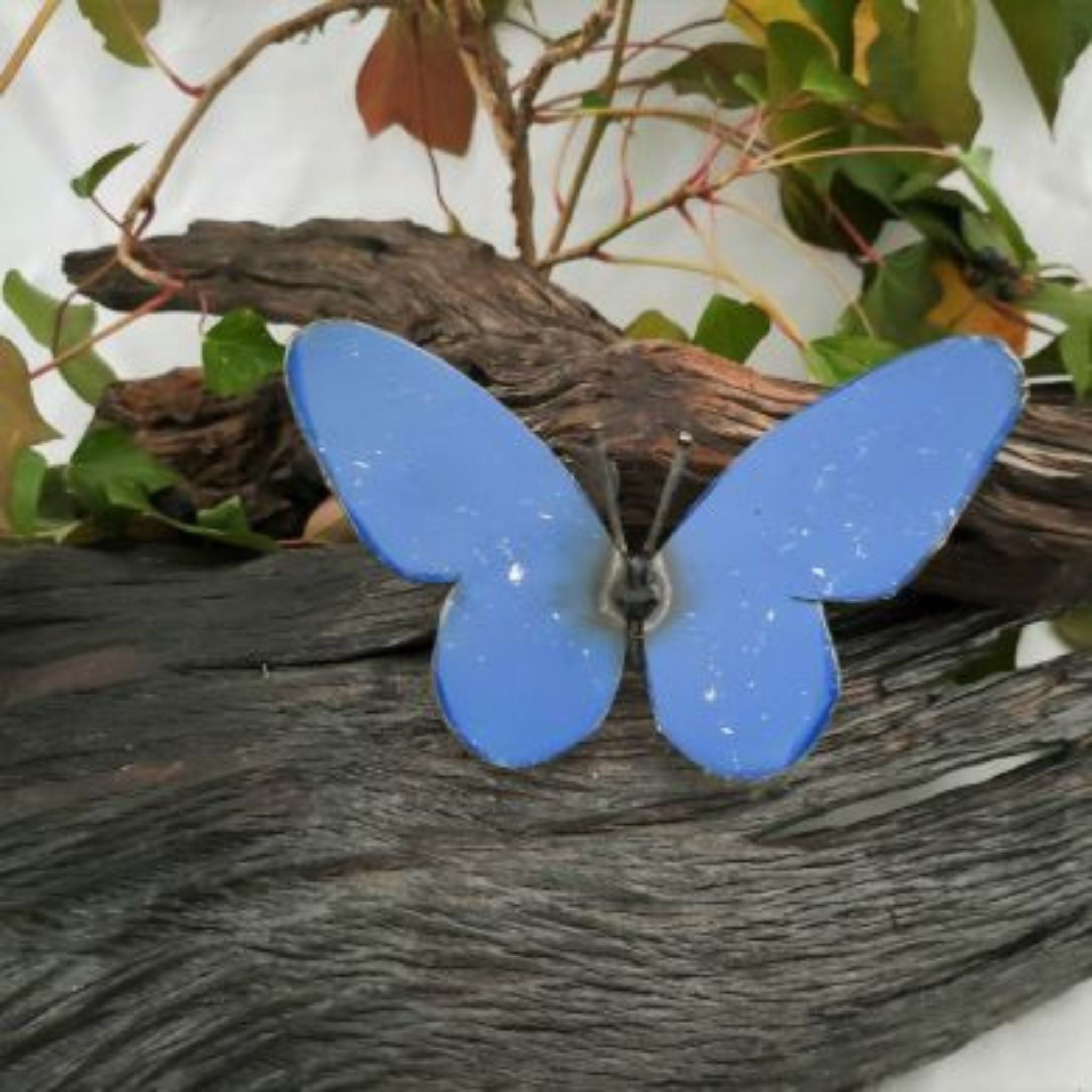 XS Butterfly Recycled Metal Blue 