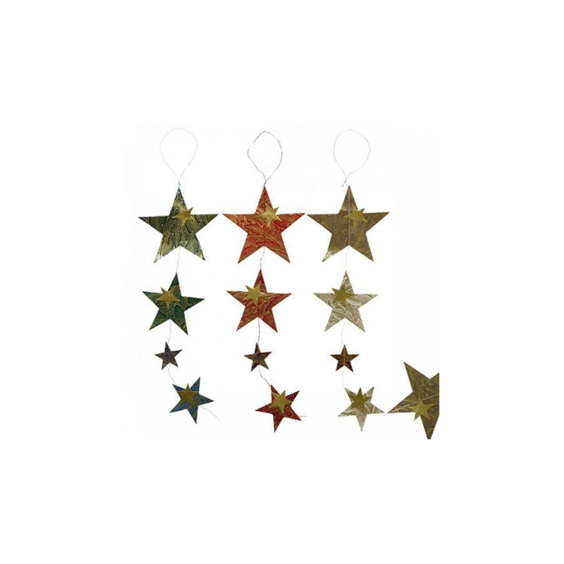 Xmas Lokta Garland Stars Constellation