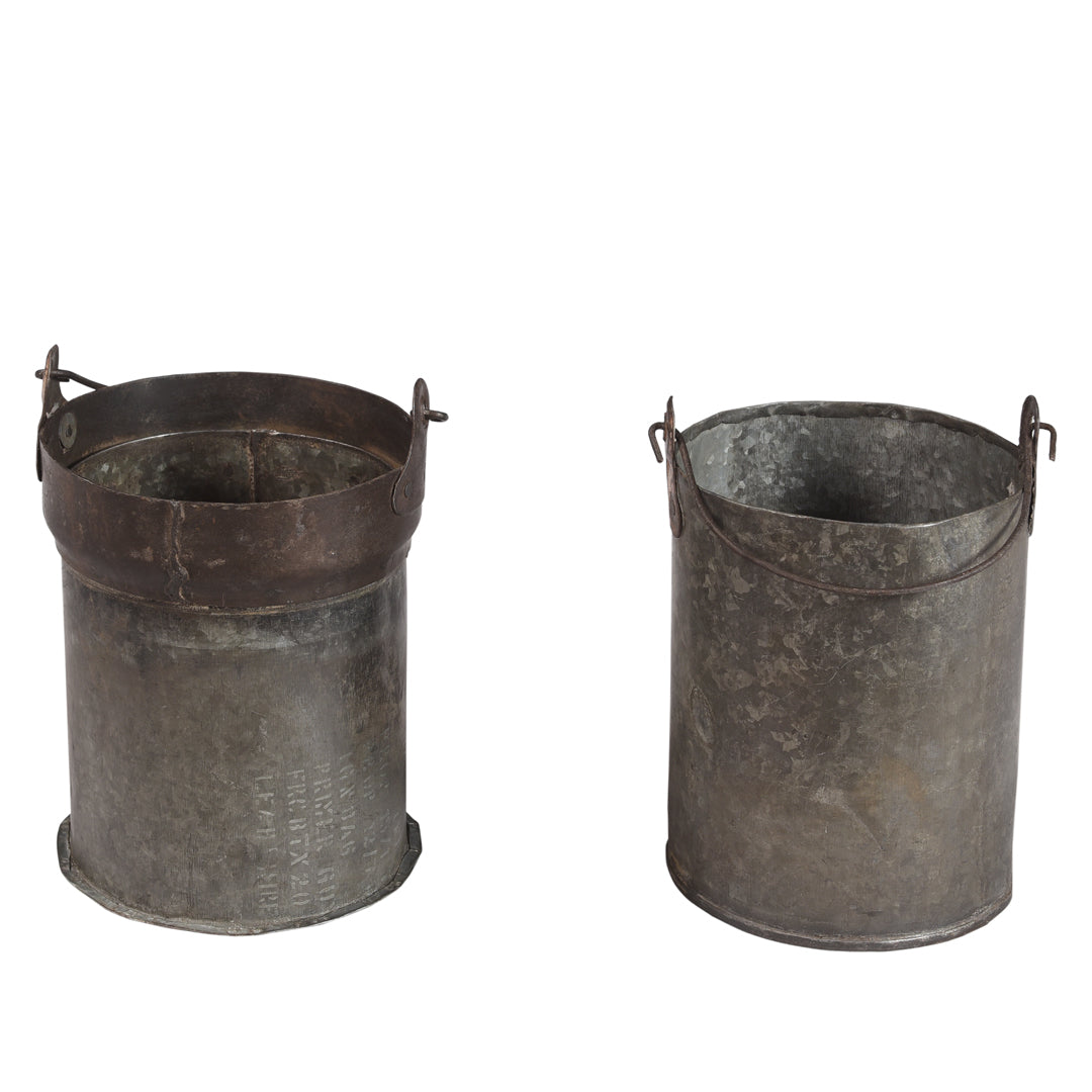 Metal Zinc Bucket Medium
