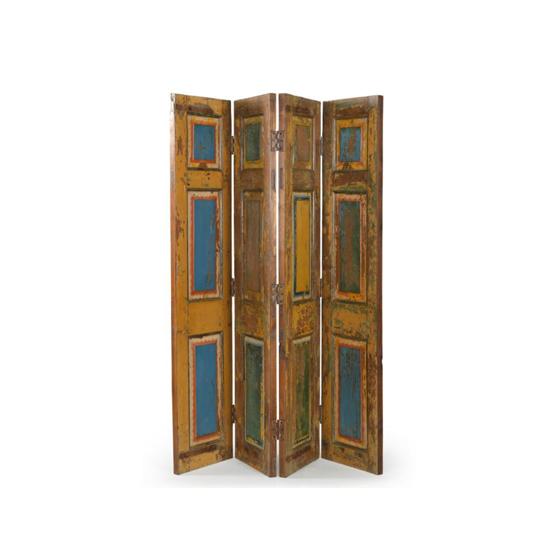 Panel Screen Room Divider Blue